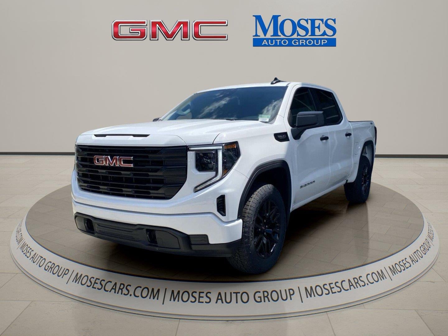 2026 GMC Sierra 1500 Pro in Summit White — front three-quarter view