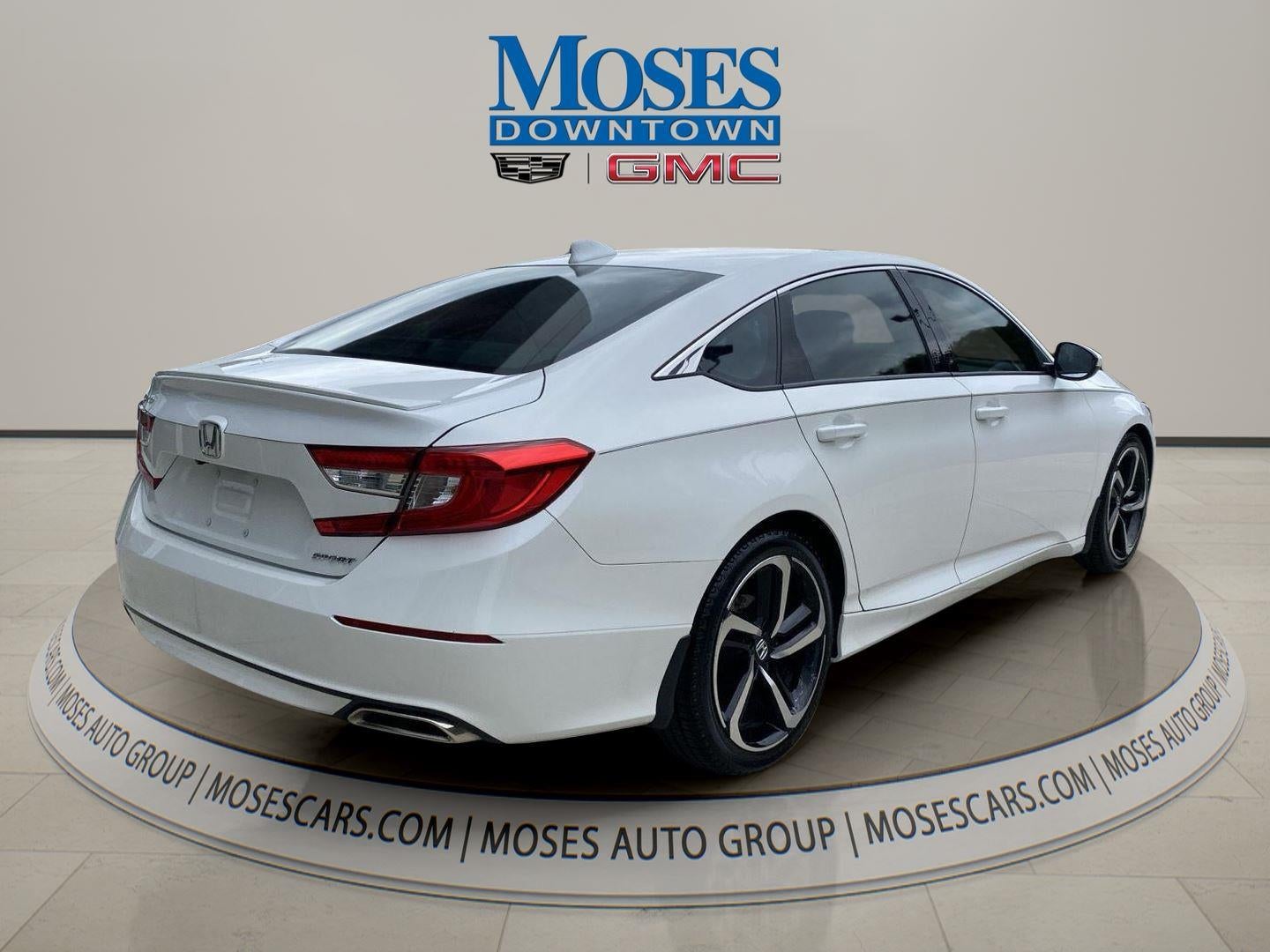 2019 Honda Accord — rear three-quarter view
