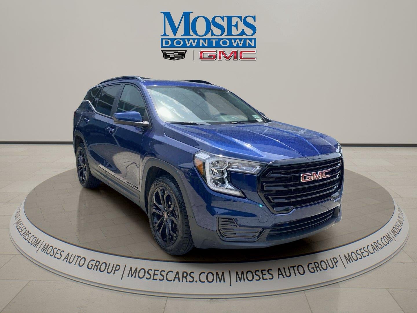 2022 GMC Terrain — rear three-quarter view