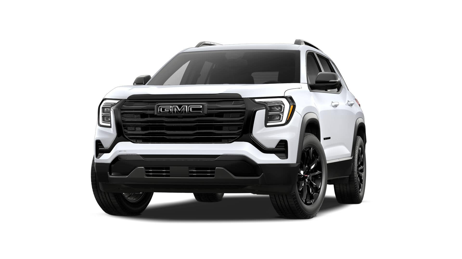 2027 GMC Terrain AWD Elevation in Summit White — front three-quarter view