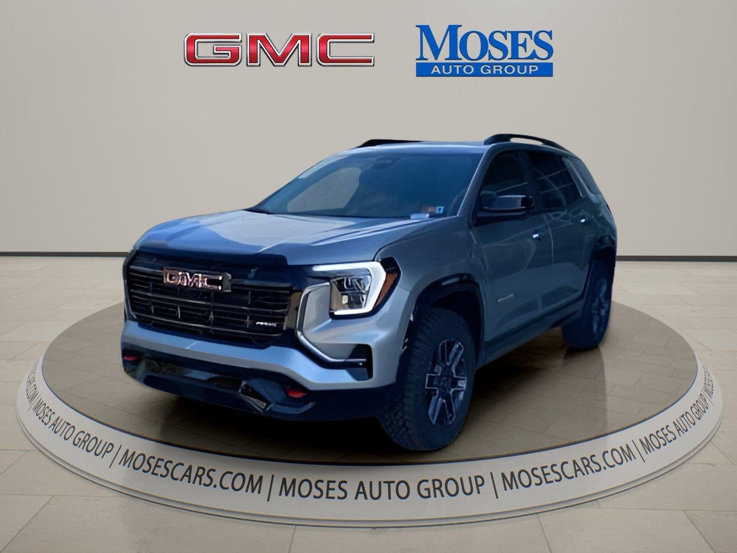 2026 GMC Terrain AT4 in Sterling Metallic — front three-quarter view