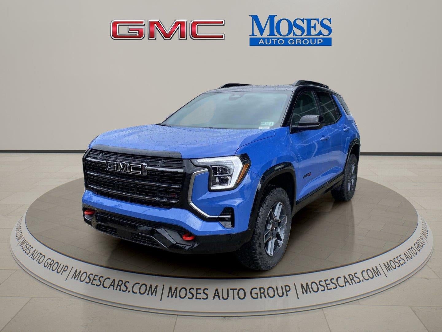 2026 GMC Terrain AT4 in Rapids Metallic — front three-quarter view