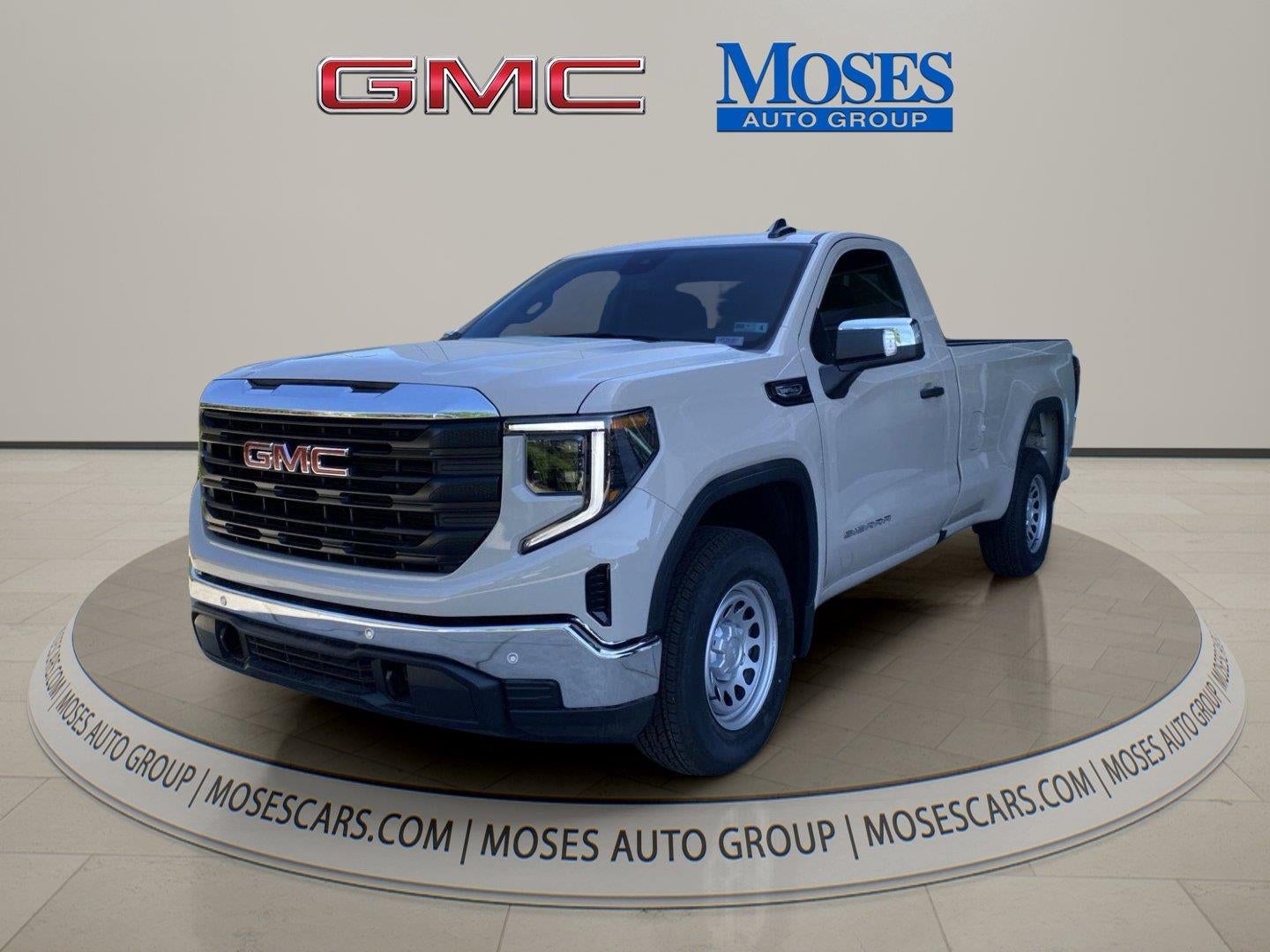 2026 GMC Sierra 1500 Pro in Coastal Dune — front three-quarter view