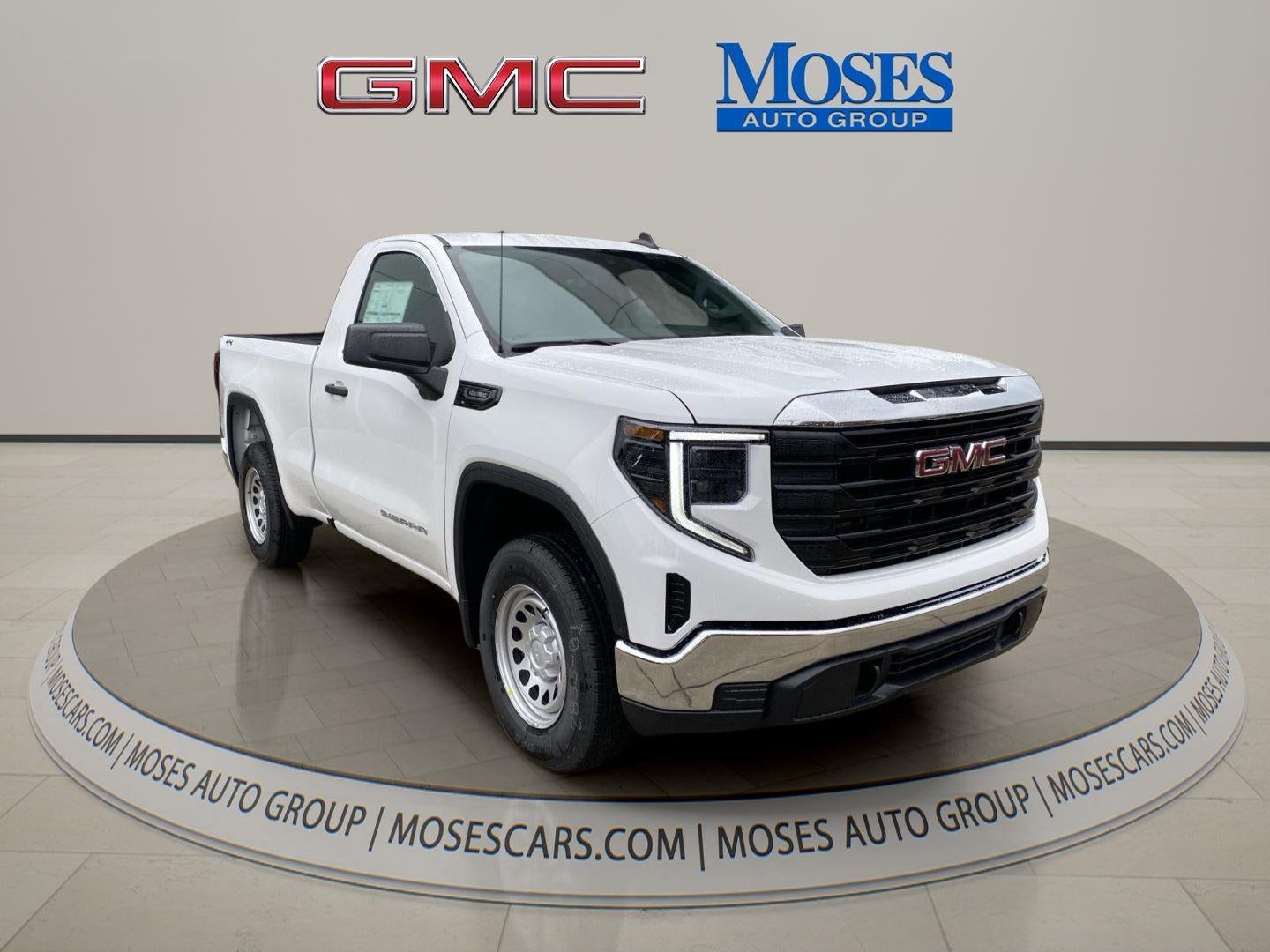 2026 GMC Sierra 1500 Pro in Summit White — front three-quarter view